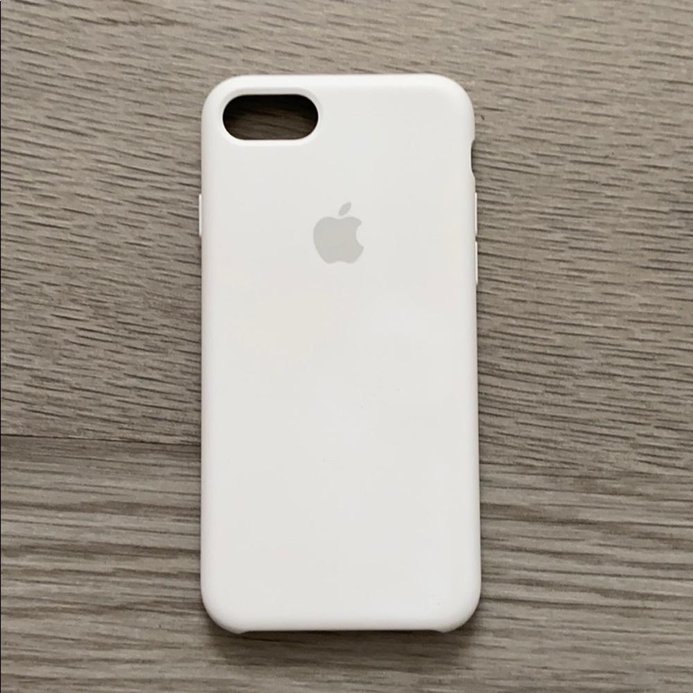 iPhone 6/7/8 apple white silicone case